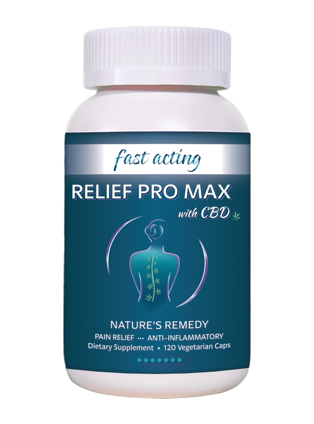 Relief Pro W/CBD 120 Count