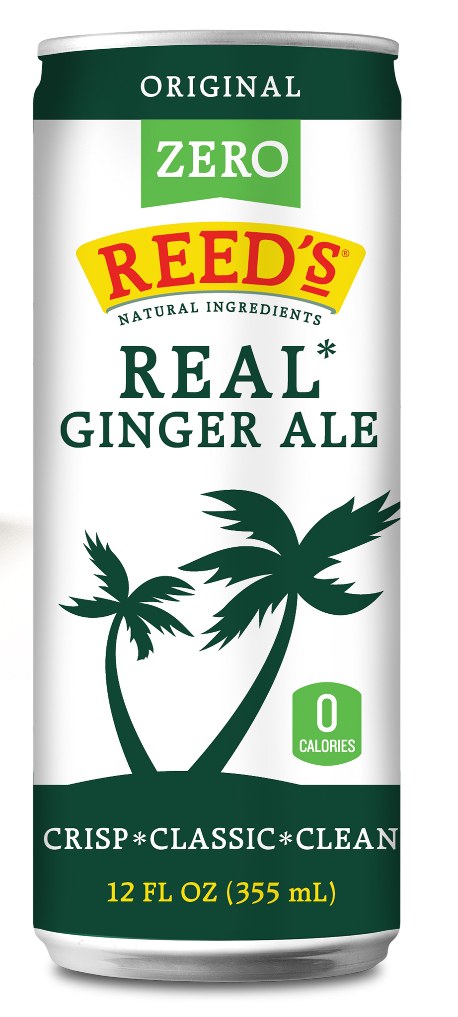 Real Ginger Ale Zero Sugar 12oz. 1 Count