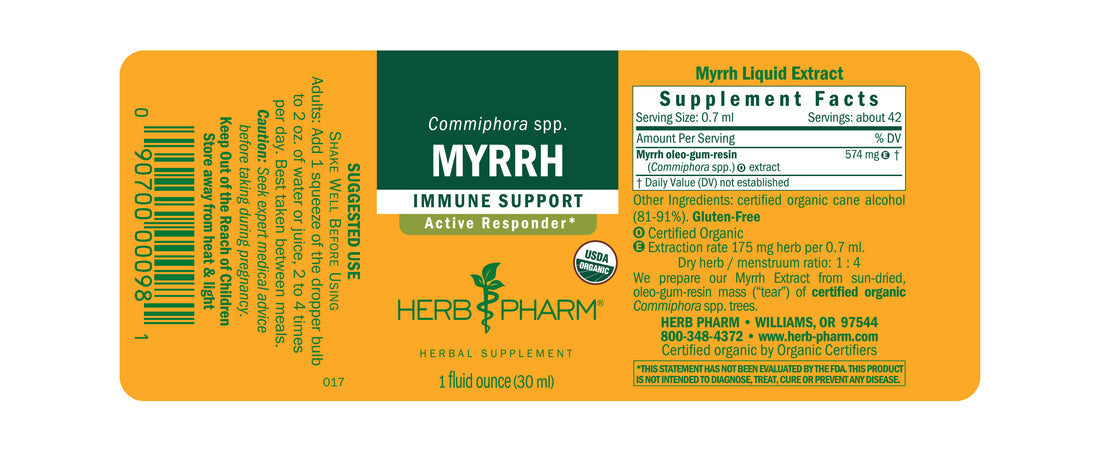 Myrrh Extract Tincture 1oz.