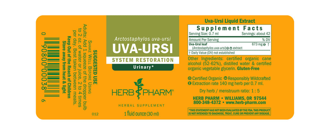 Uva Ursi Extract Tincture 1oz.