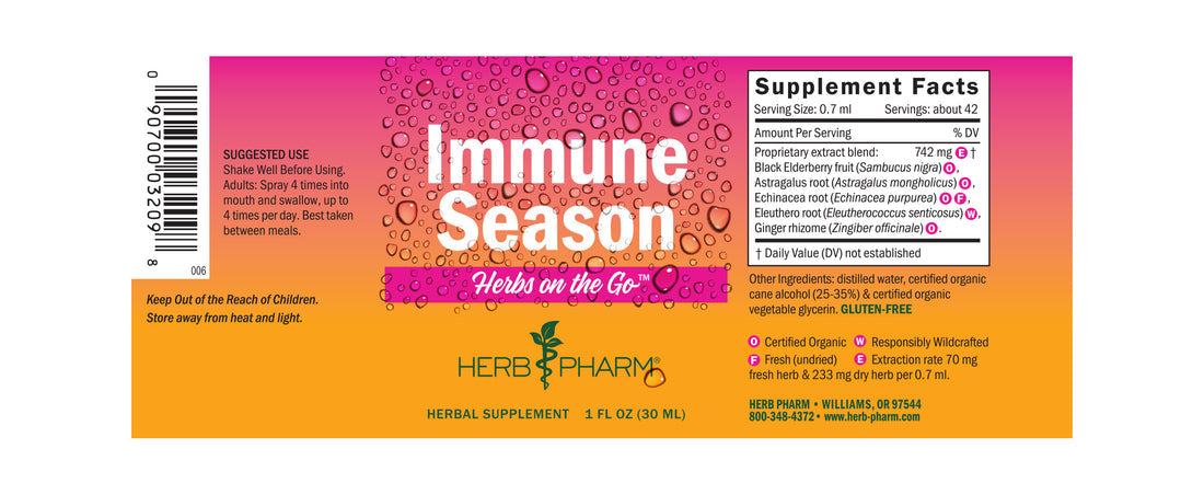 Immune Season Spray 1oz.