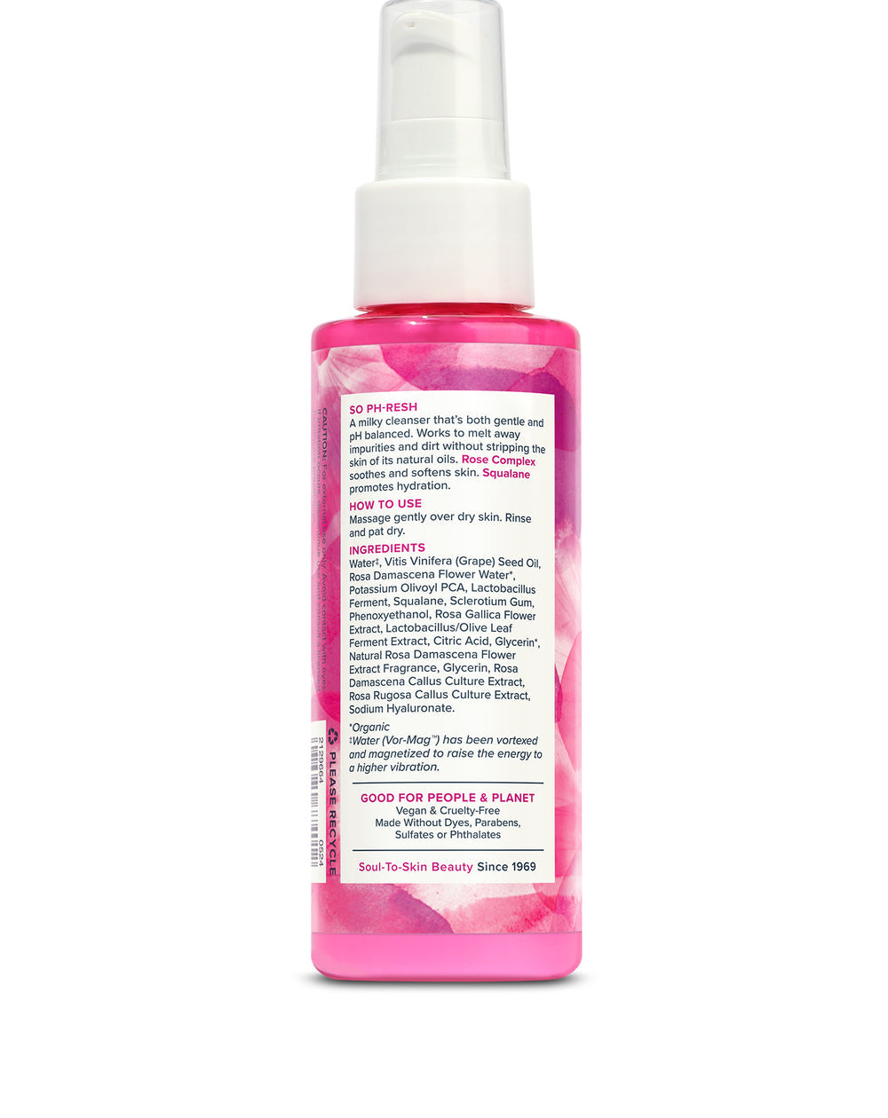 Rosewater Cleanser 4oz.