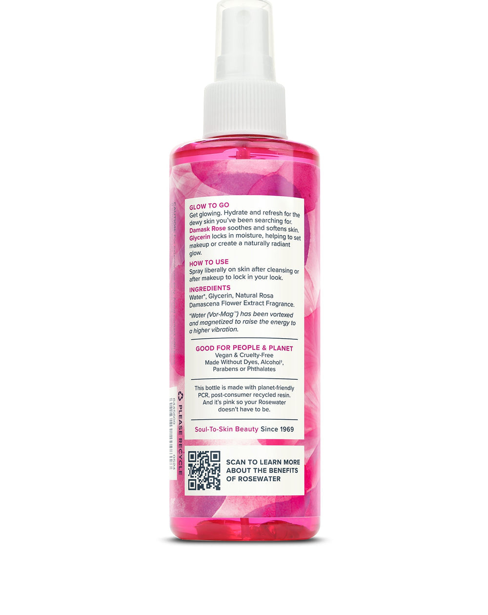 Rosewater Glycerin Facial Mist 4oz.