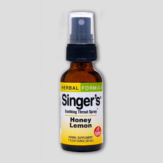 Singers Soothing Throat Spray Honey Lemon 1oz.