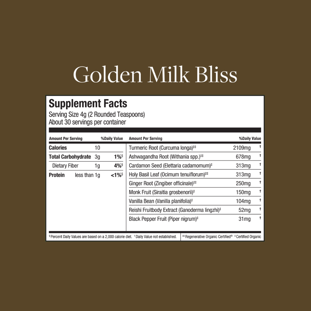 Golden Milk Bliss (powder)