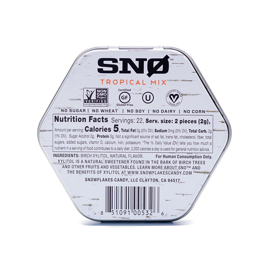 Tropical Mix Sugar Free Candy Mints 1.5oz