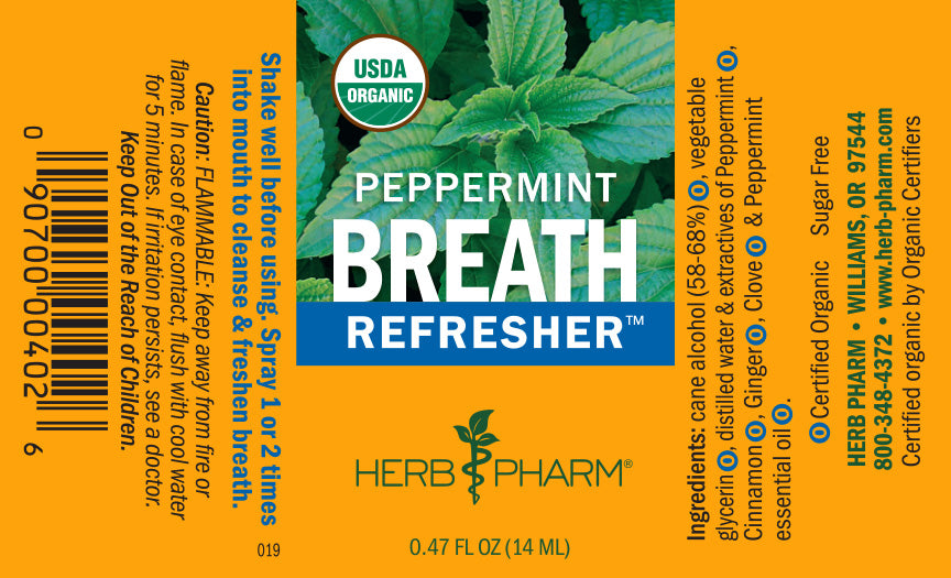 Breath Refresher Peppermint Spray .47oz.