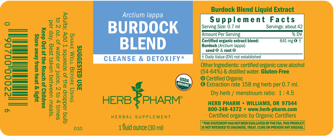 Burdock Blend Extract Tincture 1oz.