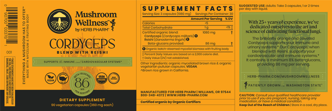 Cordyceps W/Reishi 90 Count