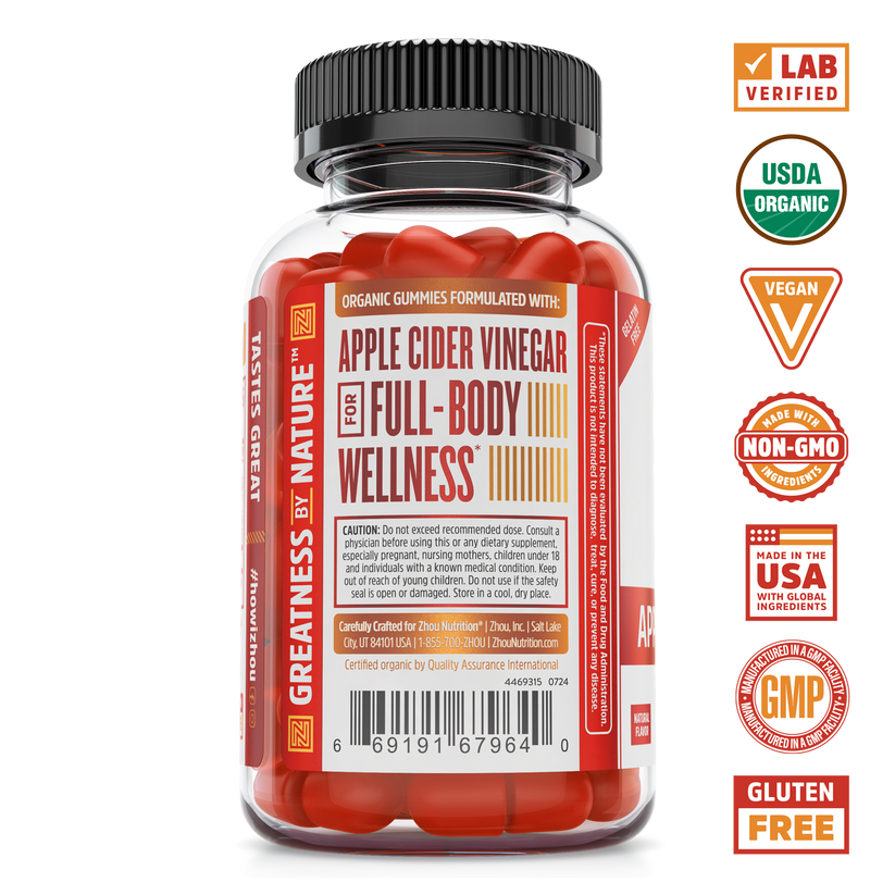 Apple Cider Vinegar Gummies 60 Count