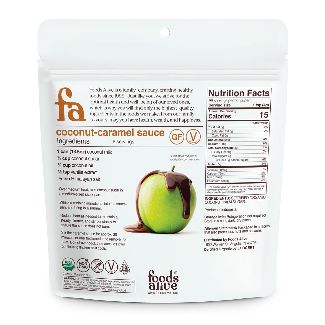 Organic Coconut Sugar Crystals Raw