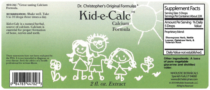 Kid-E-Calc Tincture 2oz.