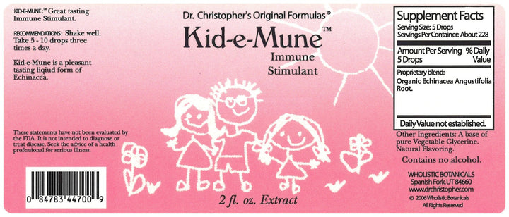 Kid-E-Mune Tincture 2oz.