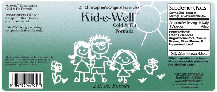 Kid-E-Well Tincture 2oz.