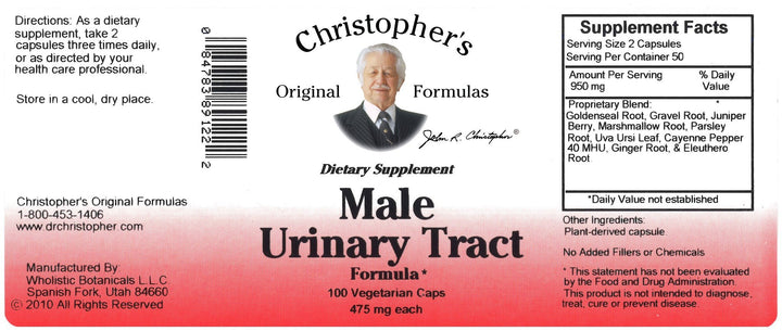 Male Urinary Tract Formula 100 Count