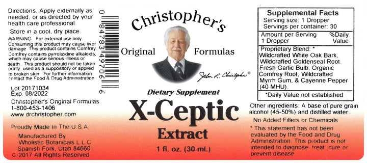 X Ceptic Extract 1oz.