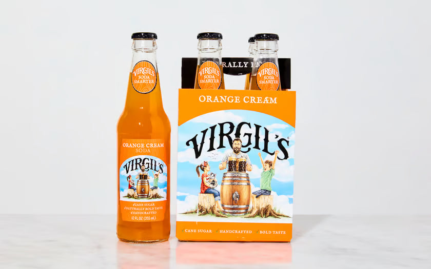 Orange Cream Soda 12oz. Bottle