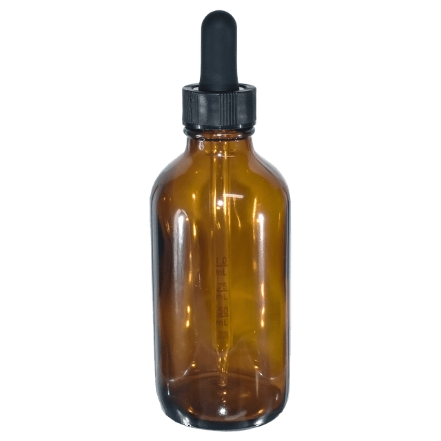 Amber Glass Dropper Bottle 2oz.