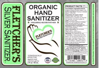 Organic Hand Sanitizer 2oz.