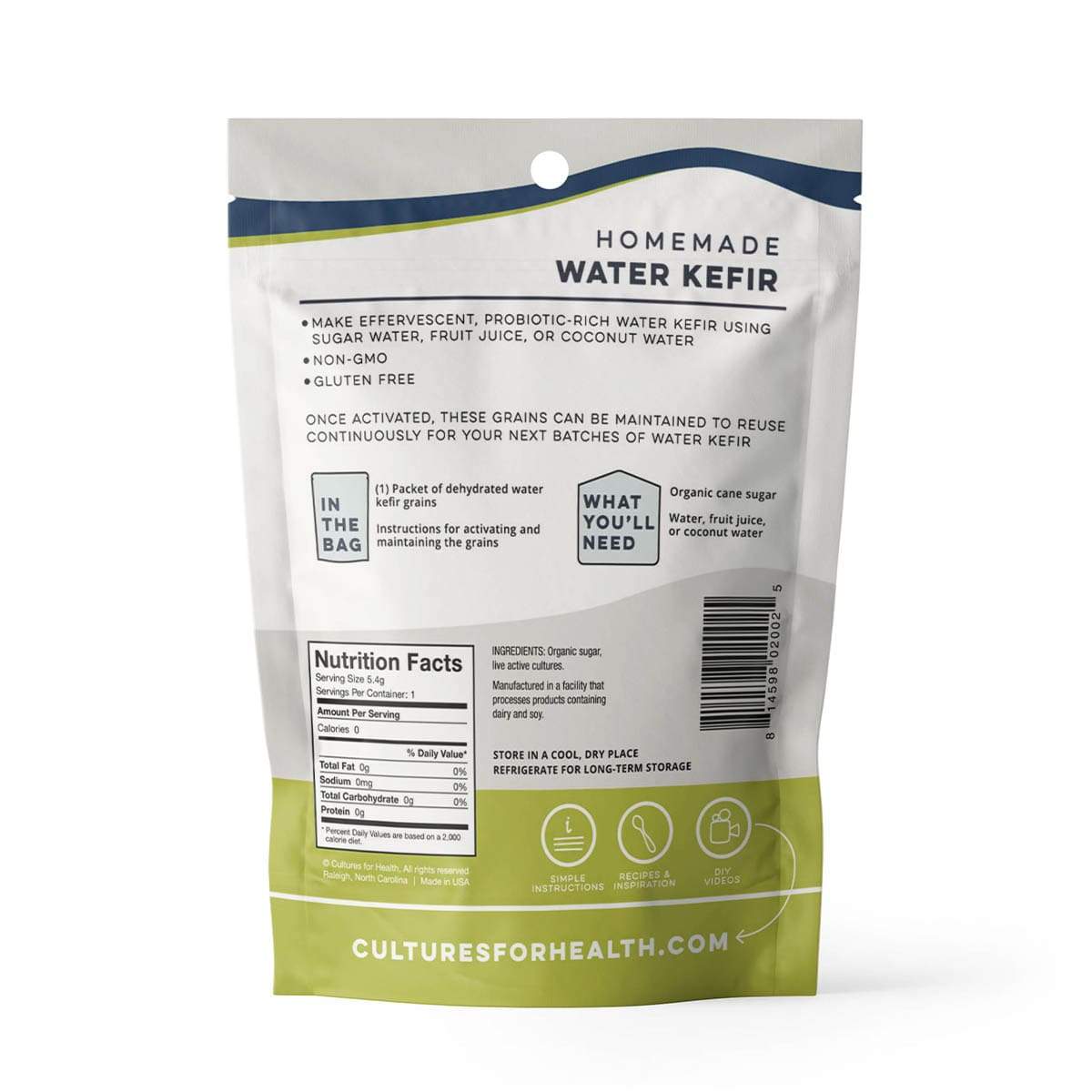 Home Kit Water Kefir Grains