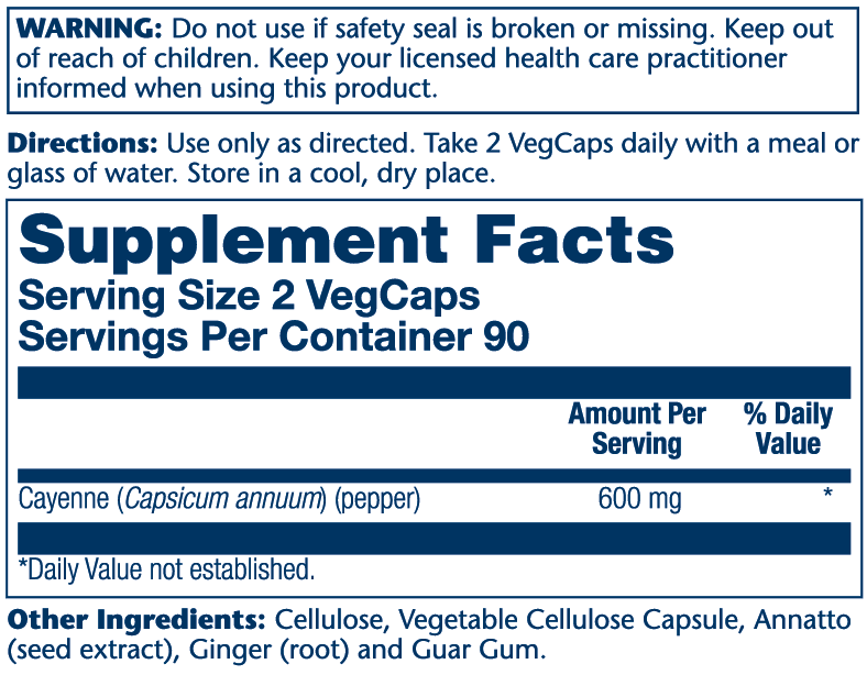 Cool Cayenne 40000 HU 180 Count
