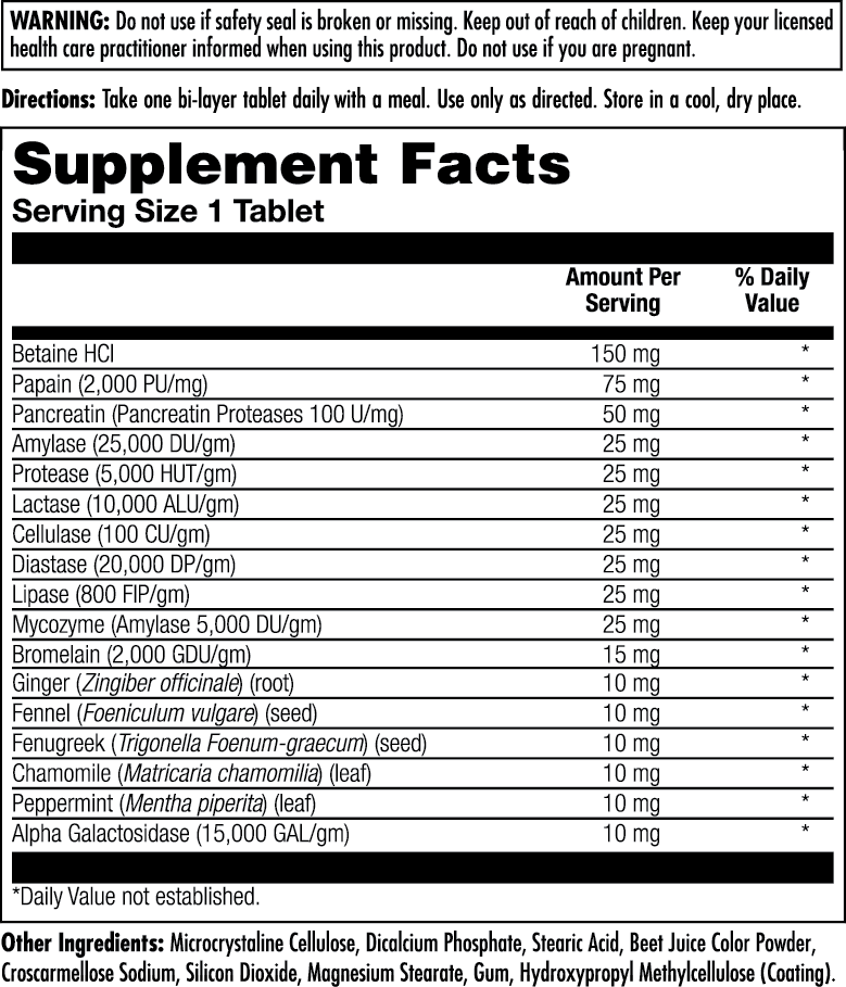 Super Enzymes 60 Count
