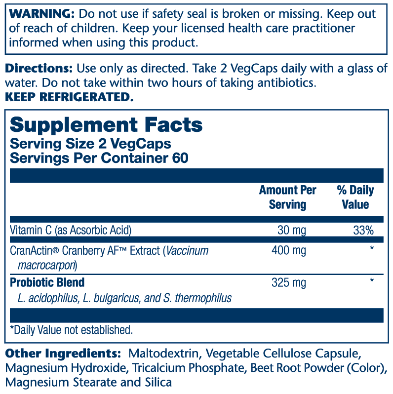 Crandophilus 400mg 120 Count