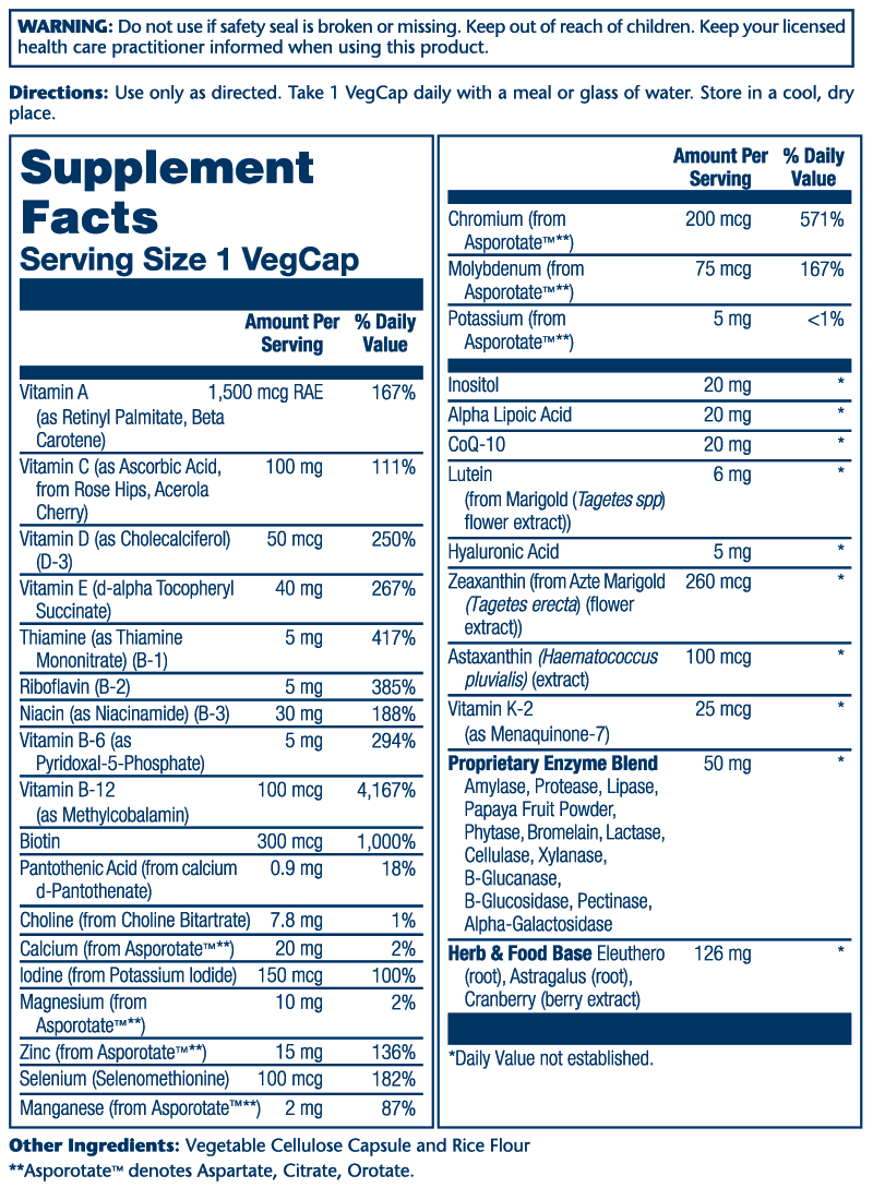 Once Daily Adult 50+ Multivitamin 90 Count