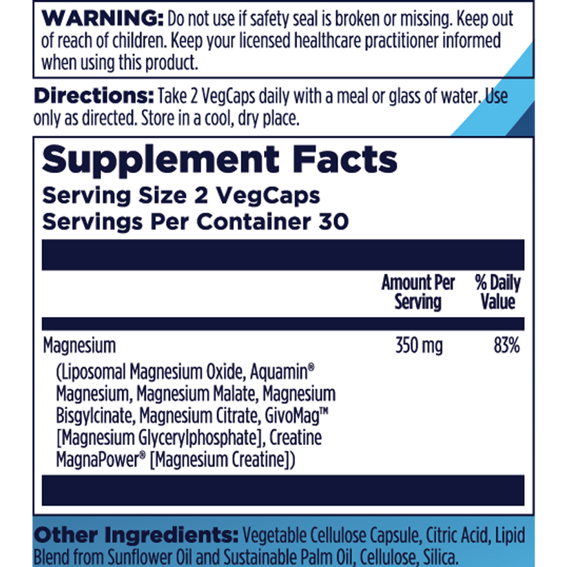 Magnesium 7 Complex 350mg 60 Count