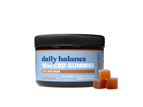 Daily Balance 10mg CBD Gummies 60 Count