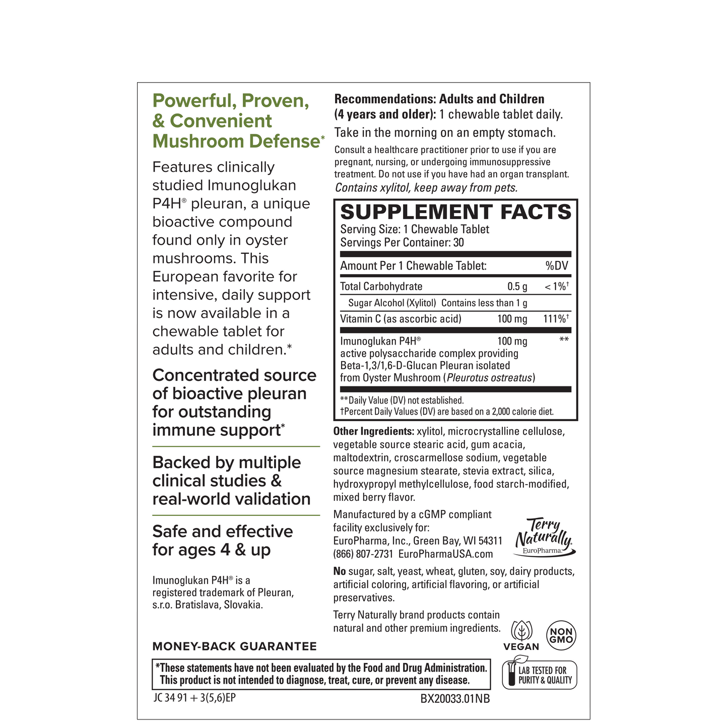 PleuraMax Upper Respiratory Support Chewable 30 Count