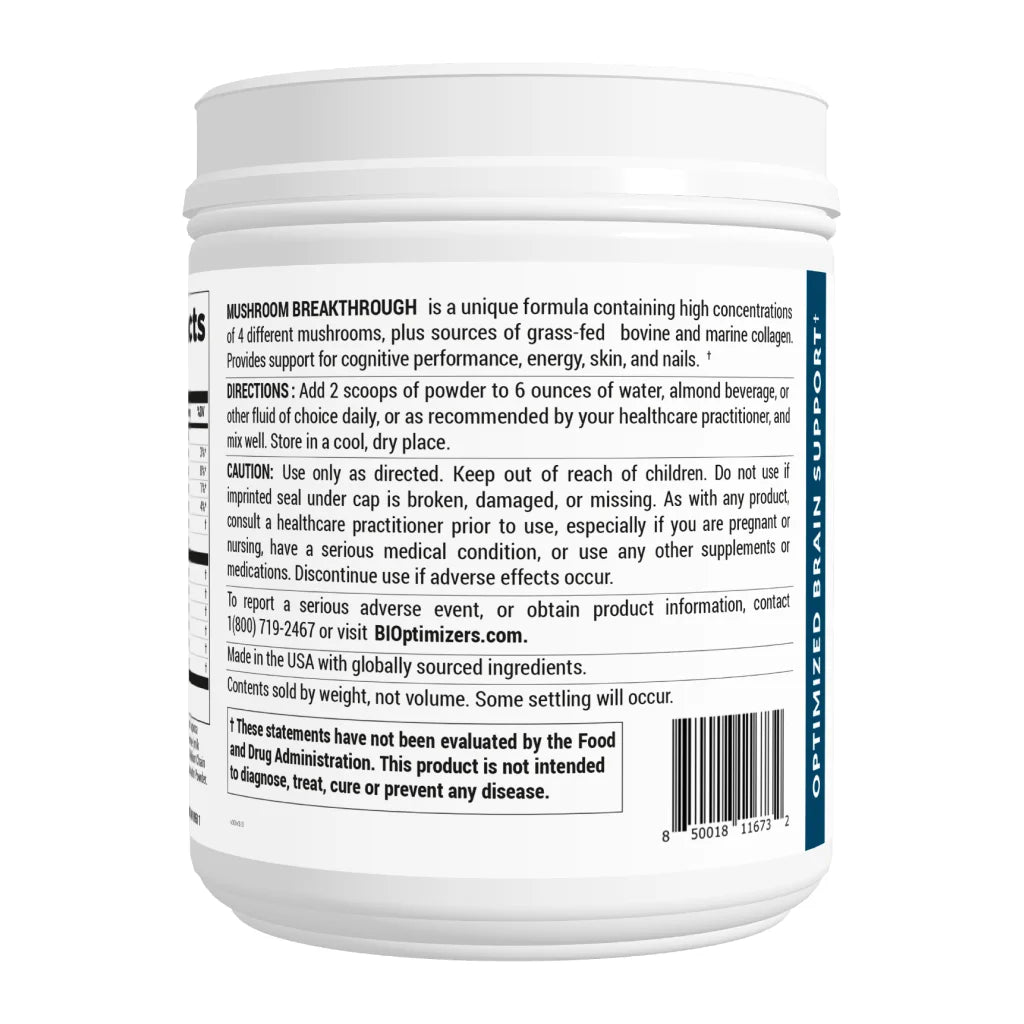 Mushroom Breakthrough Chocolicious 15 Powder Servings