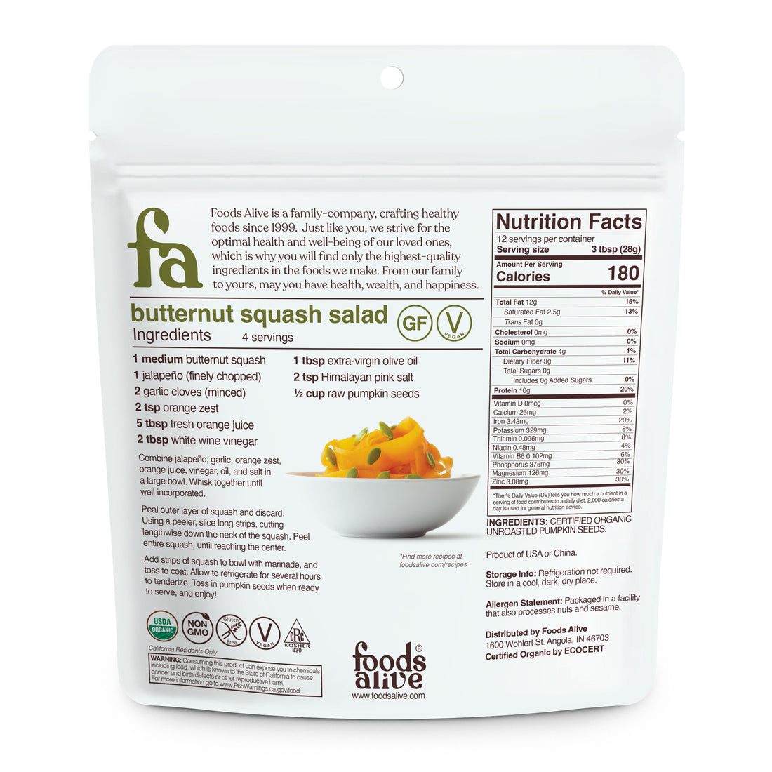 Organic Pumpkin Seeds