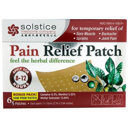 Pain Relief Patch 6 Count