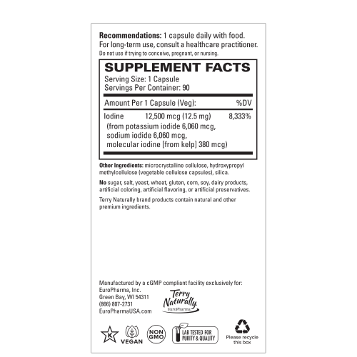 Tri-Iodine 12.5mg 90 Count
