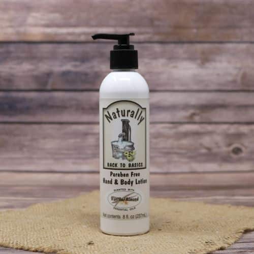 Hand & Body Lotion Vanilla Almond 8oz.