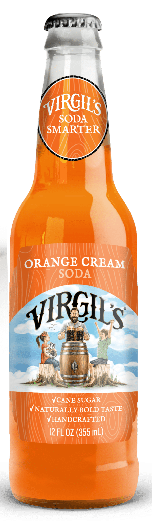 Orange Cream Soda 12oz. 4 Count