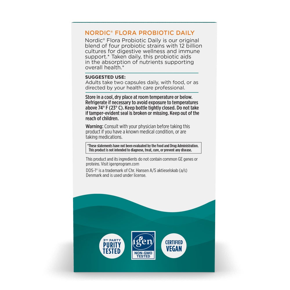 Nordic Flora Probiotic Daily 60 Count