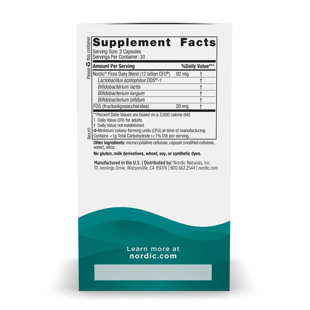 Nordic Flora Probiotic Daily 60 Count