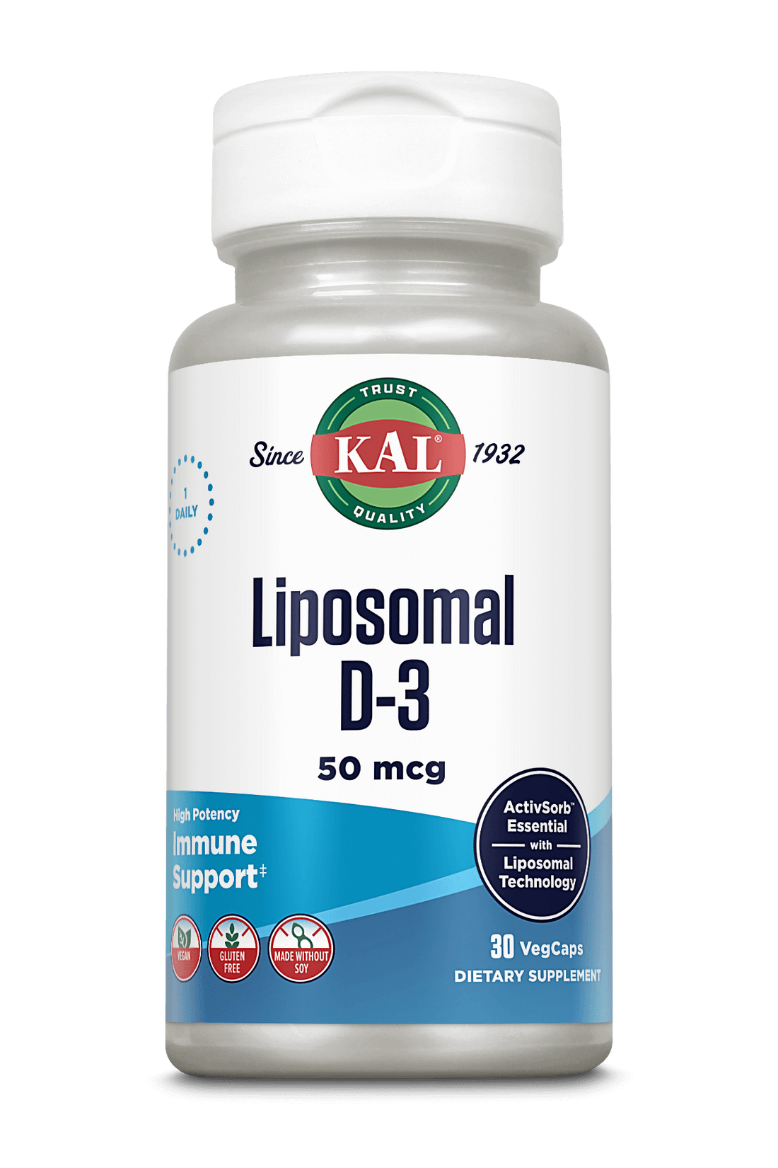 Liposomal Vitamin D3 50mcg 30 Count
