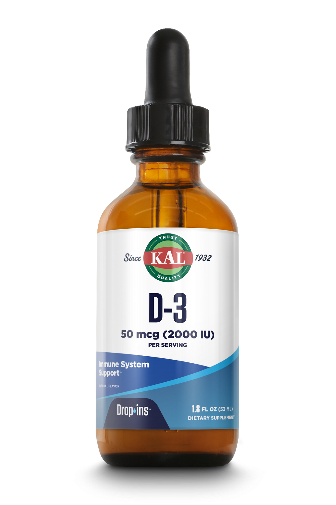 Vitamin D3 50mcg Dropins 1.8oz.
