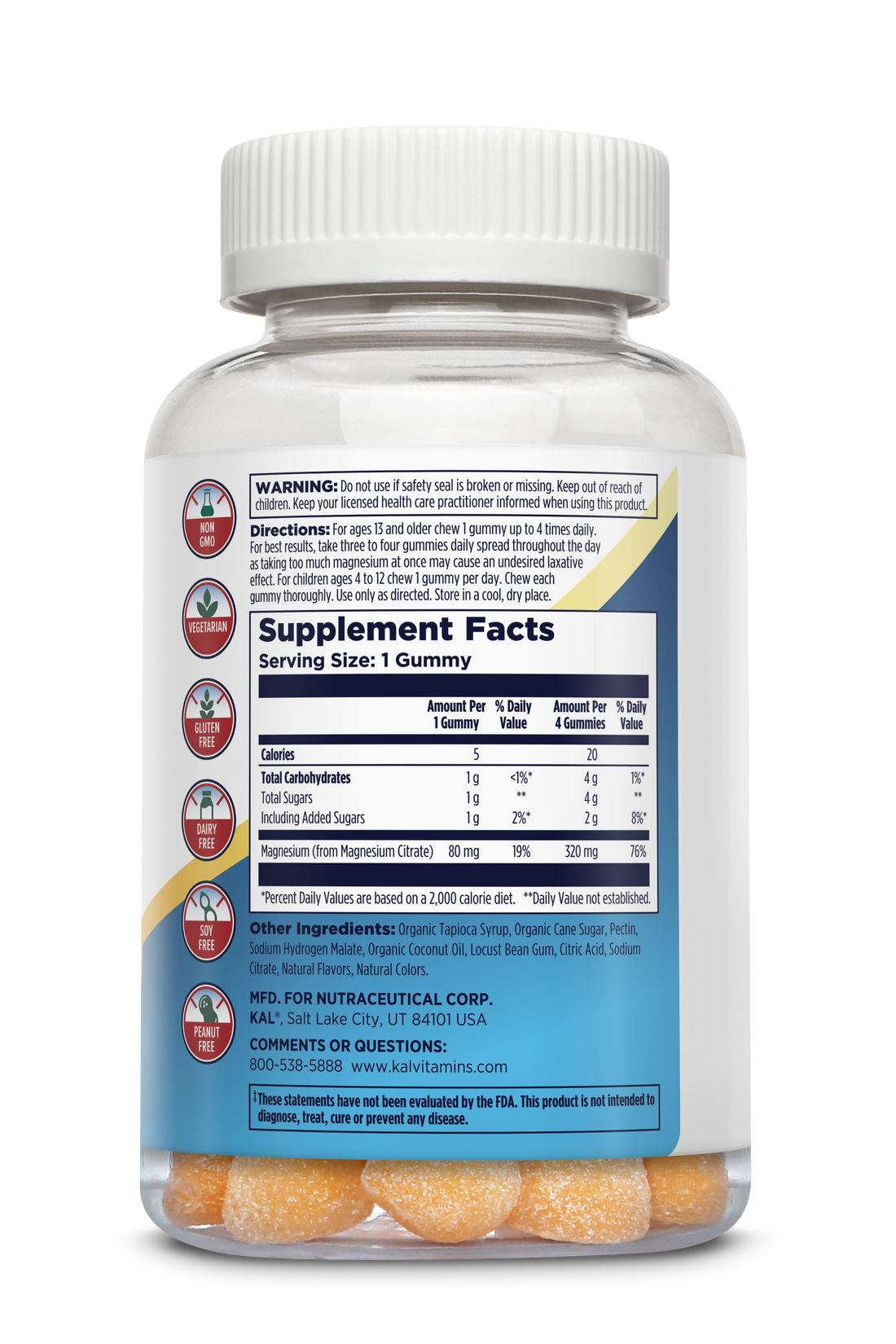 Magnesium Citrate Gummies 60 Count