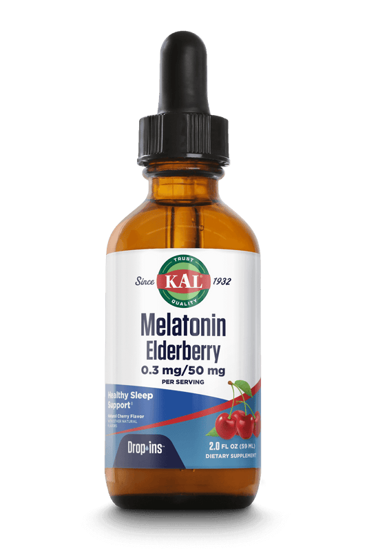 Melatonin Elderberry Dropins 2oz.