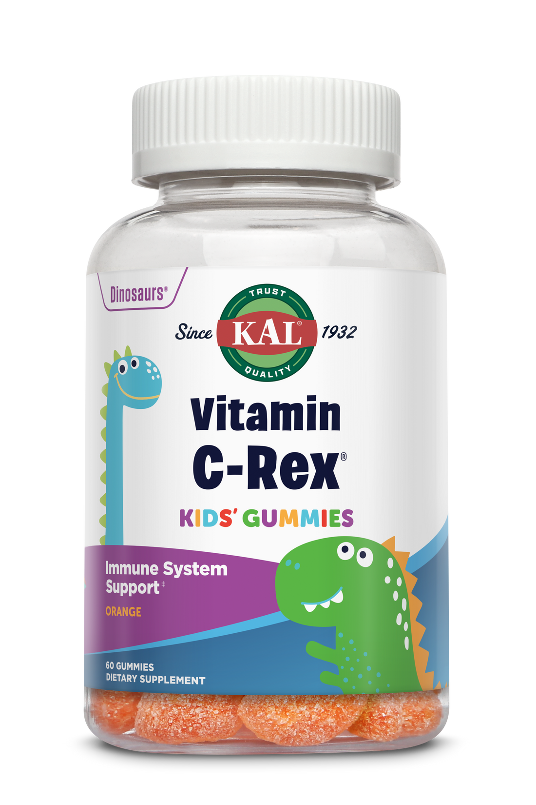 Kids Vitamin C-Rex Gummies 60 Count