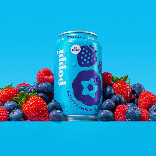 Poppi Wild Berry 12oz. 1 Count