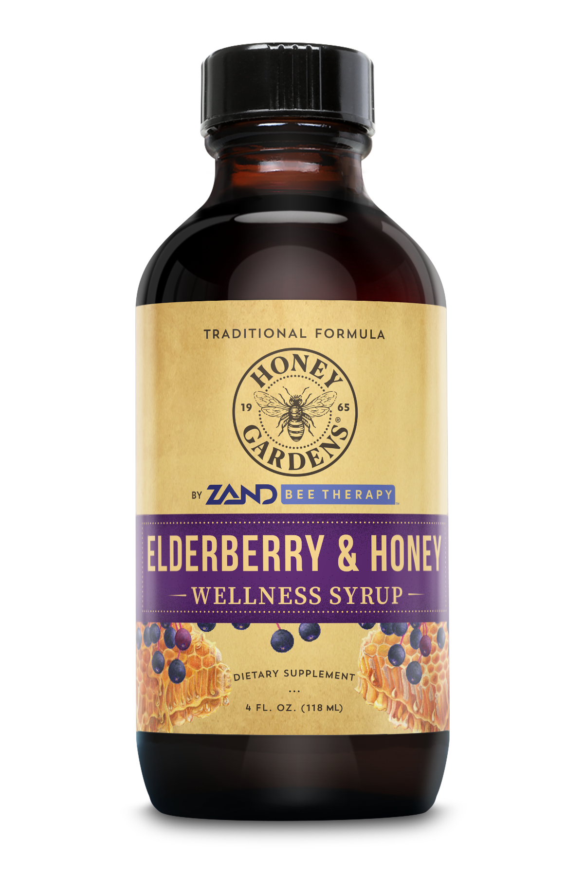Elderberry Honey Syrup 4oz.
