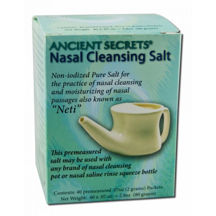 Nasal Cleansing Salt Packets .07oz 40 Count