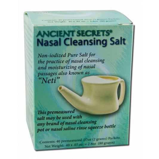 Nasal Cleansing Salt Packets .07oz 40 Count
