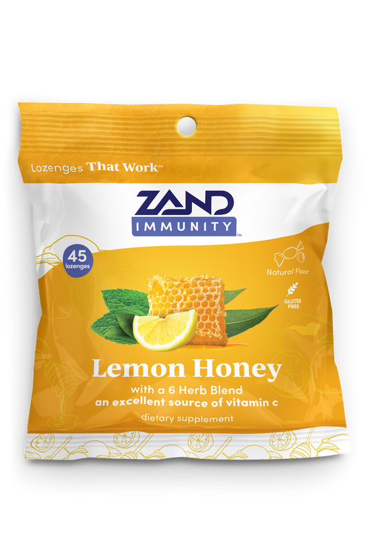Lemon Honey Lozenges 45 Count