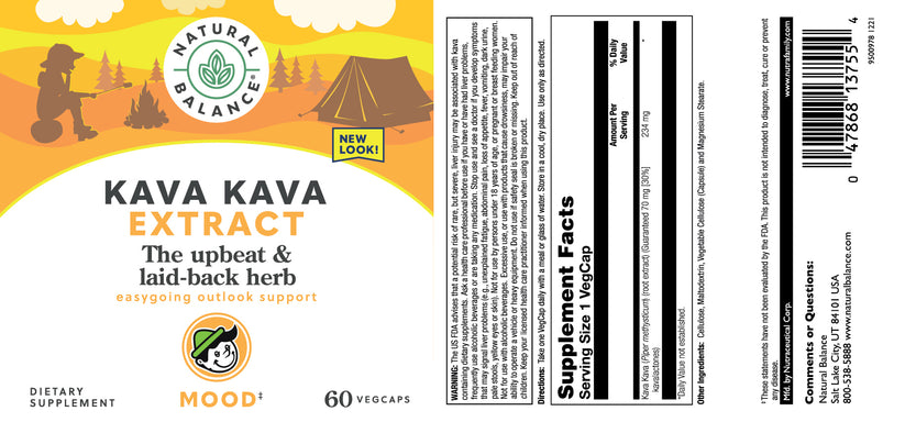 Kava Kava Extract 60 Count